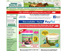 Tablet Screenshot of horsehealthusa.com